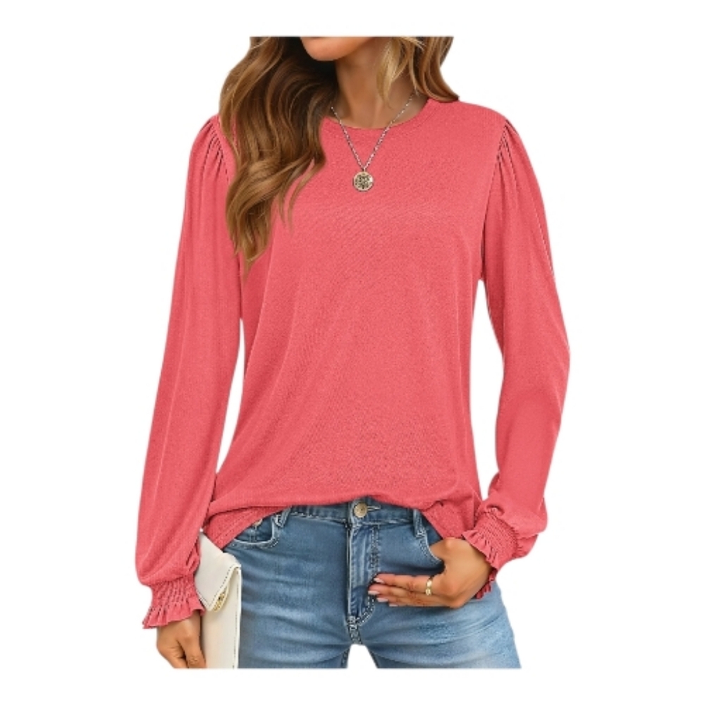 Fantaslook. Women's Mauve Long Sleeve Top. Size 2X.  NWT.